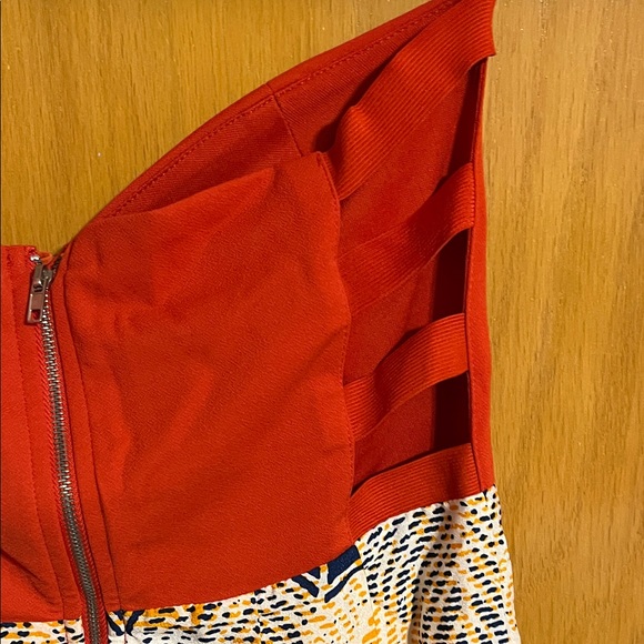 Colorful Geometric Pattern Maxi Dress - Picture 4 of 5